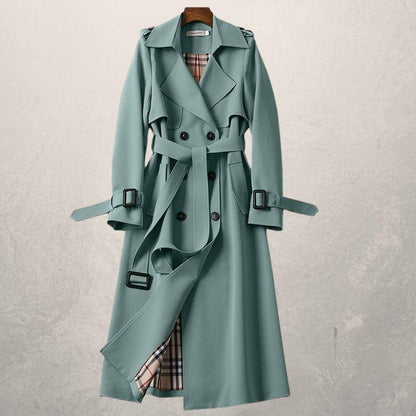 Magali | Trench-coat long ceinturé pour femme - Image 4