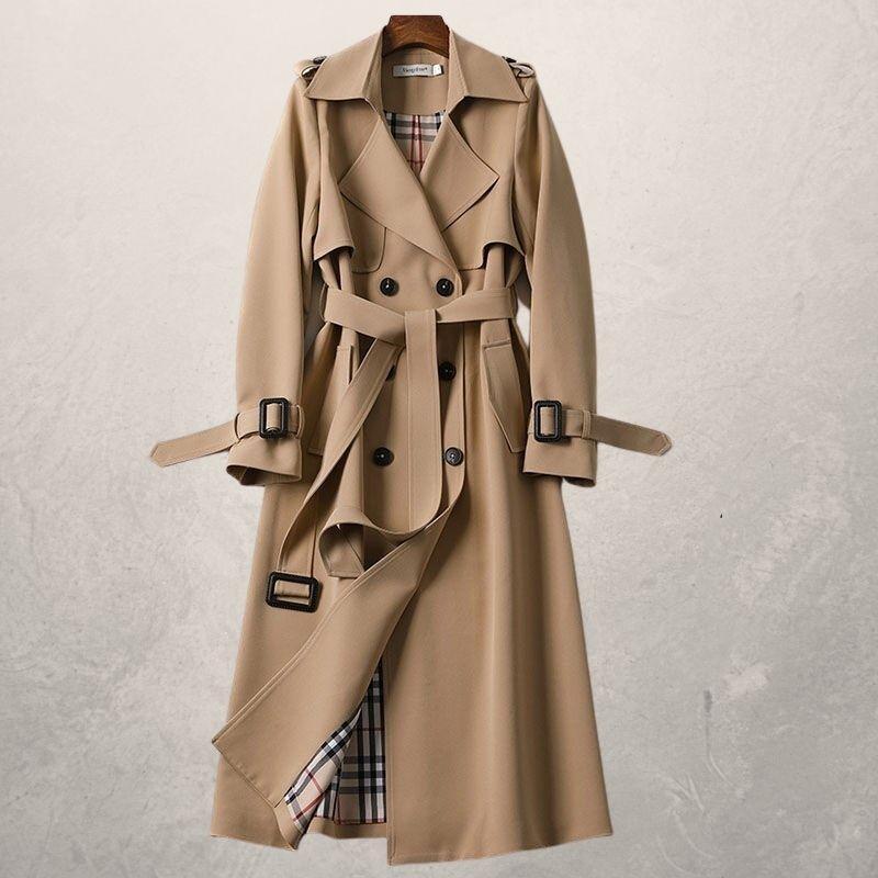 Magali | Trench-coat long ceinturé pour femme - Image 5