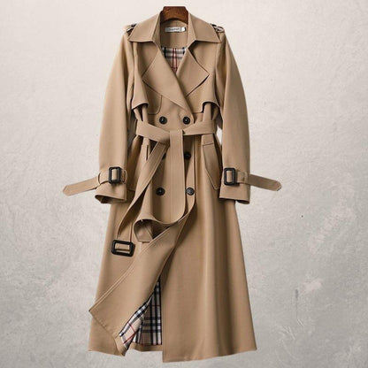 Magali | Trench-coat long ceinturé pour femme - Image 5