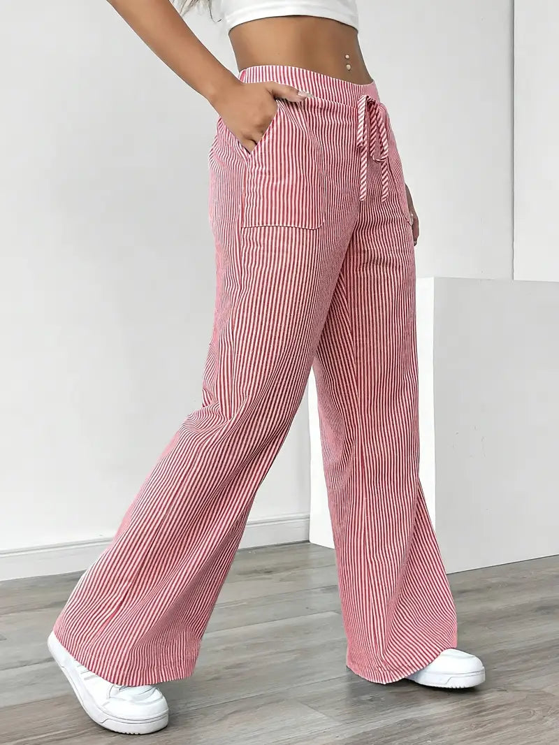 Véronica | Pantalon rayé élégant avec poches pour un confort stylé - Image 15