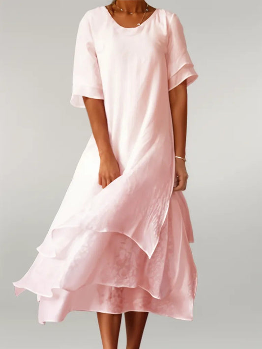 Hayet | Robe midi élégante et superposée pour toutes les occasions - Image 1