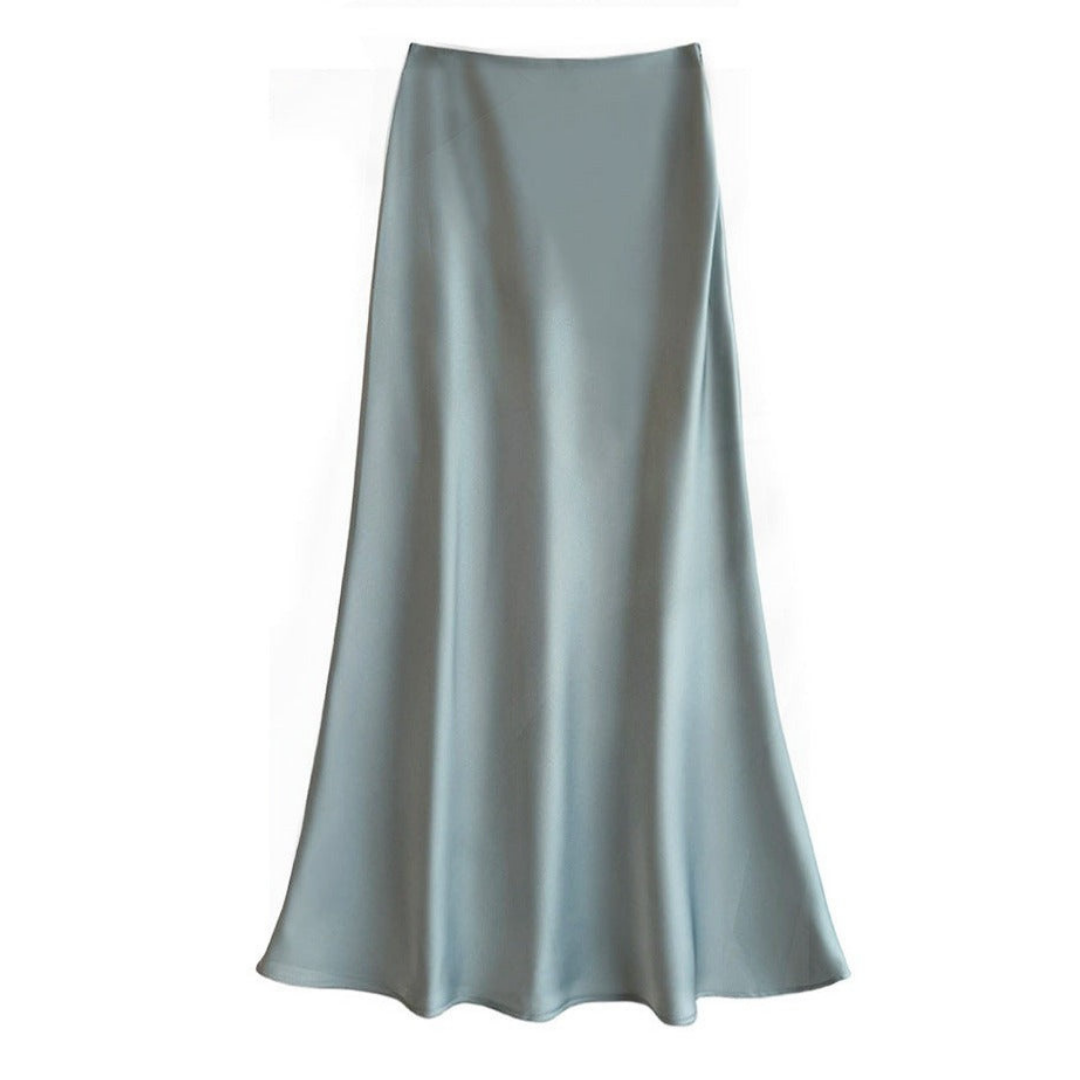 Mélissa | Jupe midi élégante en satin pour femmes - Image 10