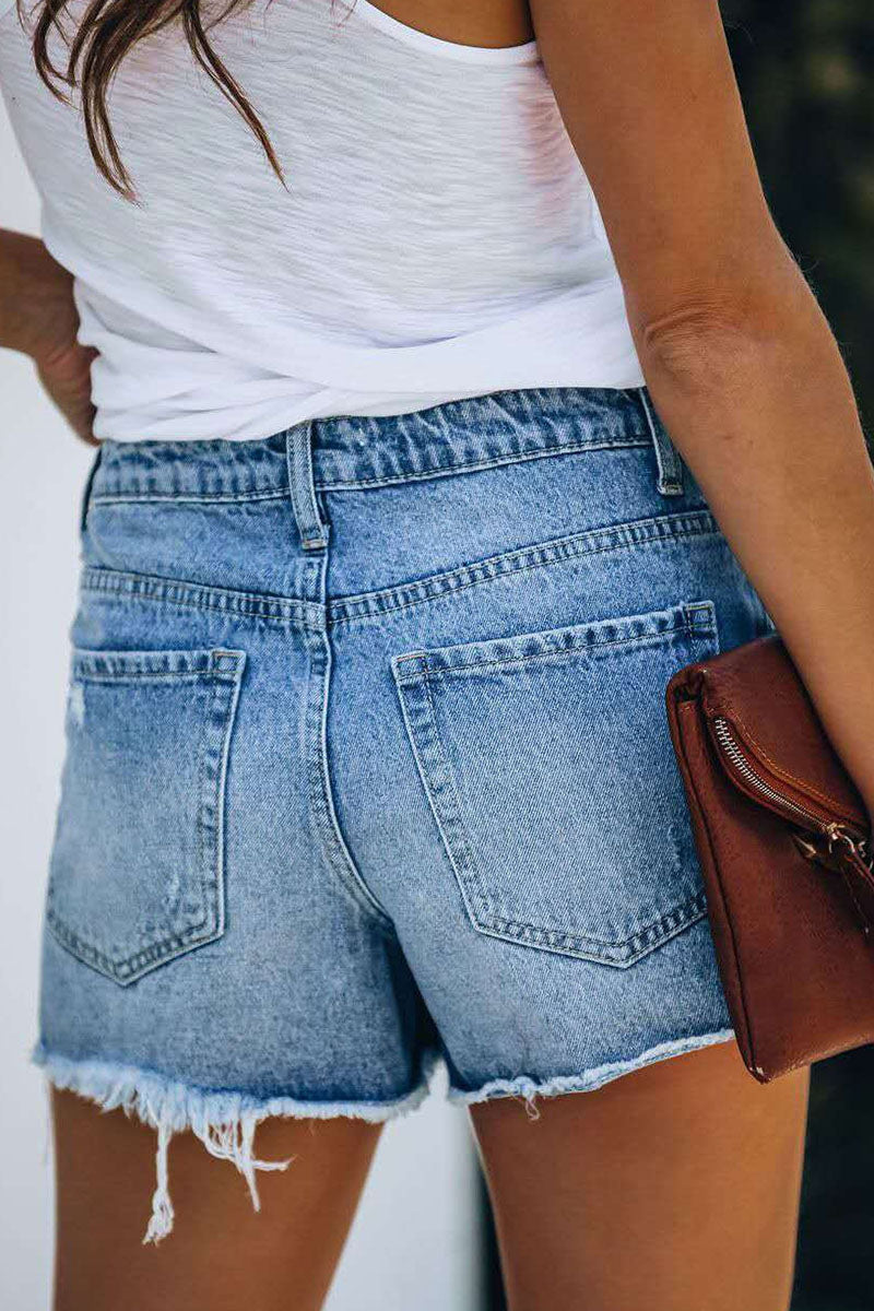 Dorine | Jeans en denim déchirés tendance et décontractés pour femmes - Image 3