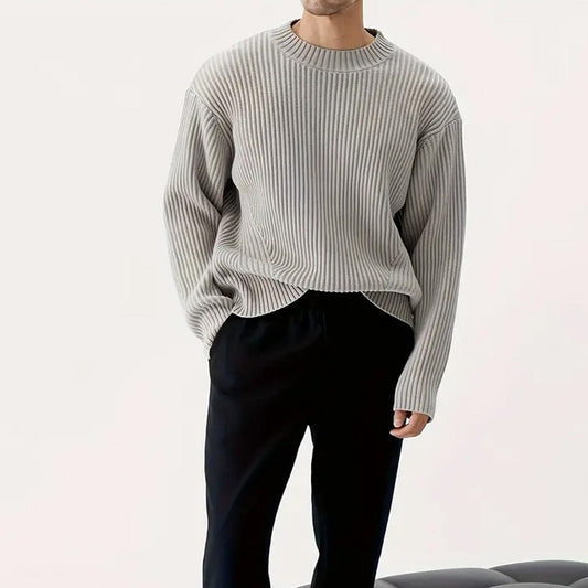 Olivier | Pull ample à col rond pour homme - Image 1