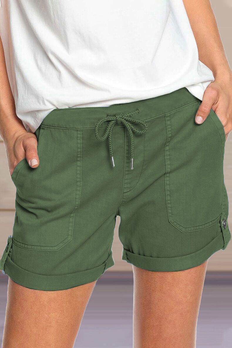 Yara | Short décontracté pour femmes avec taille ajustable et ourlet stylisé - Image 8