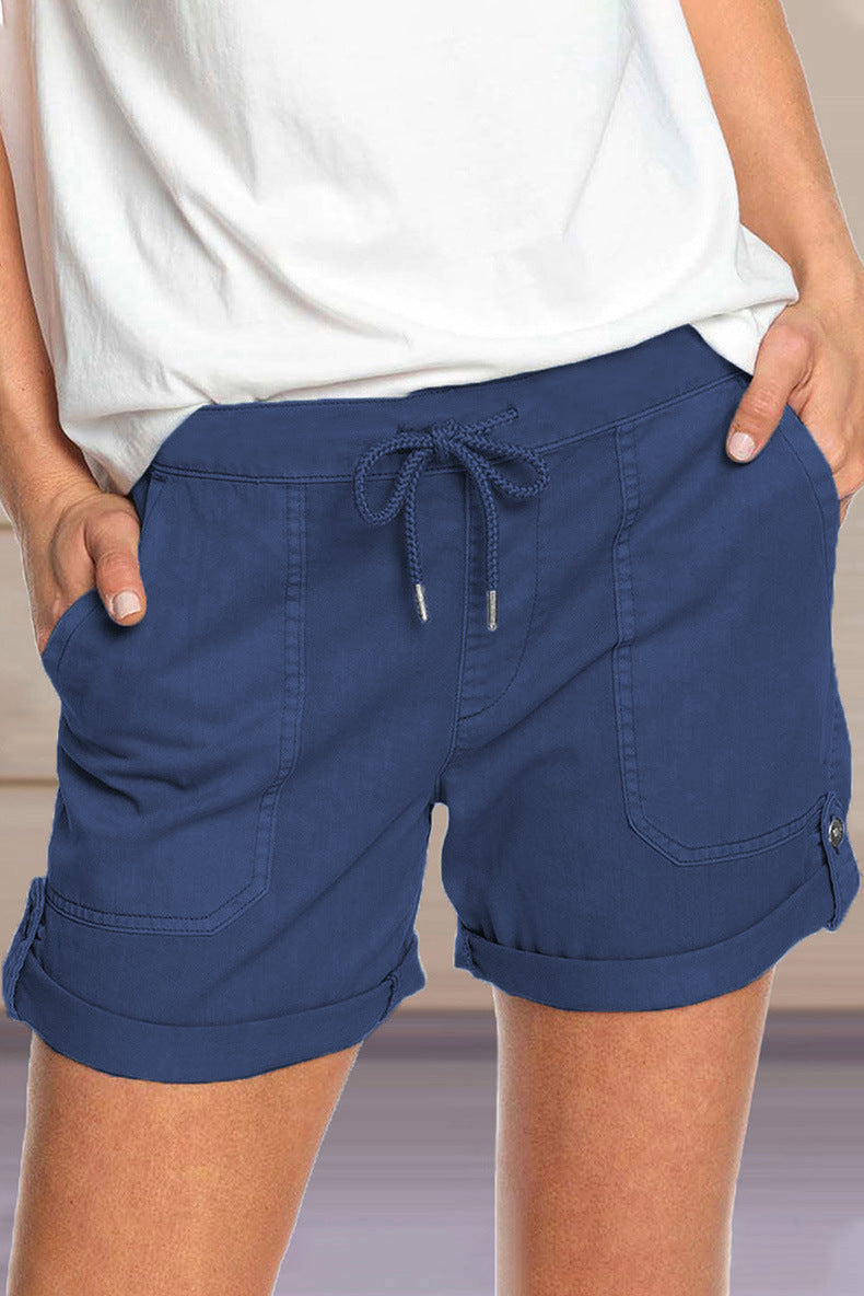 Yara | Short décontracté pour femmes avec taille ajustable et ourlet stylisé - Image 4