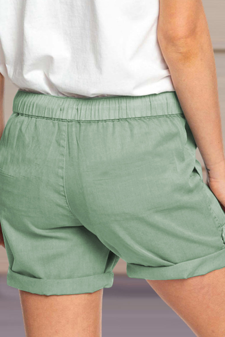 Yara | Short décontracté pour femmes avec taille ajustable et ourlet stylisé - Image 20