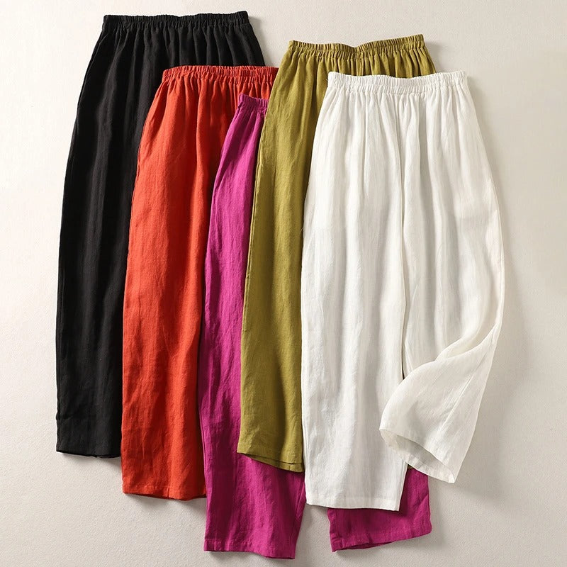 Pascale | Pantalon en lin Sofia - Confortable et élégant - Image 7