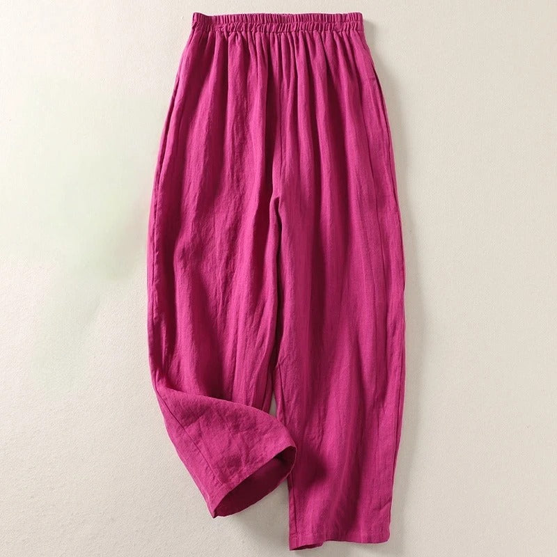 Pascale | Pantalon en lin Sofia - Confortable et élégant - Image 4