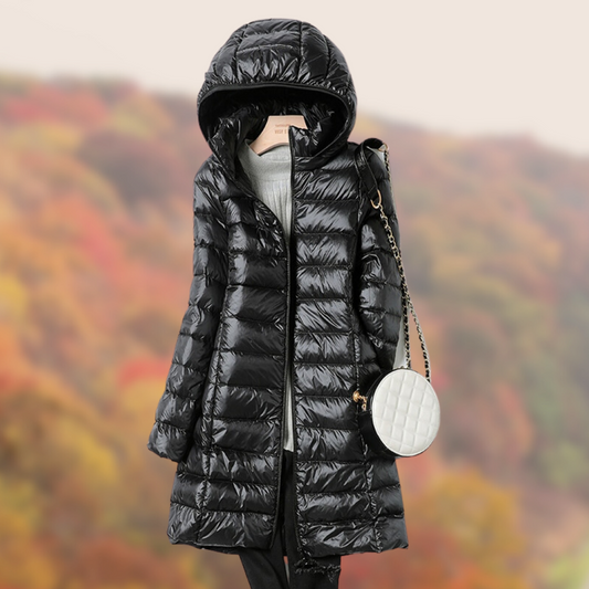 Isaline | Manteau d'hiver léger à capuche pour femme - Image 2