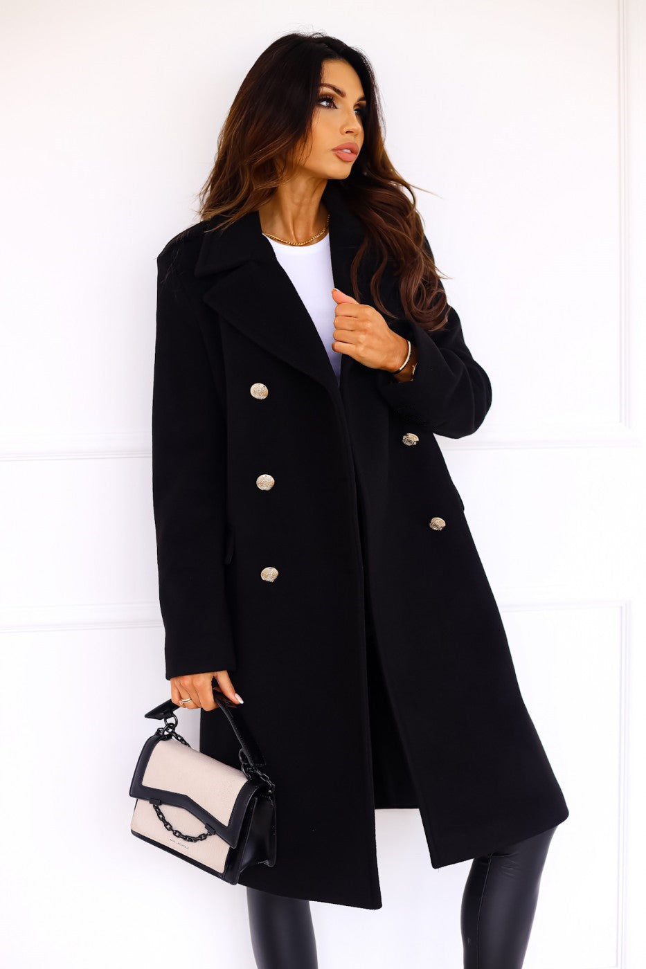 Lou | Manteau Long Croisé Femme - Image 3