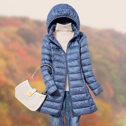 Isaline | Manteau d'hiver léger à capuche pour femme - Image 1