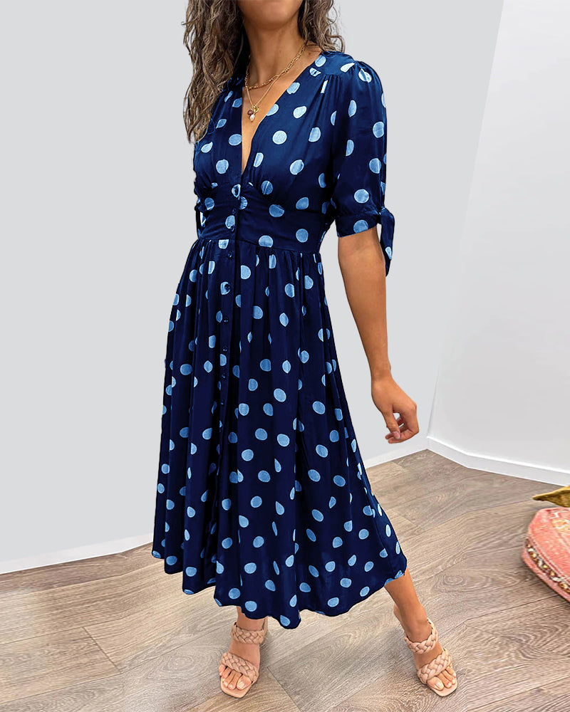 Clara | Robe midi élégante en duvet - Image 5