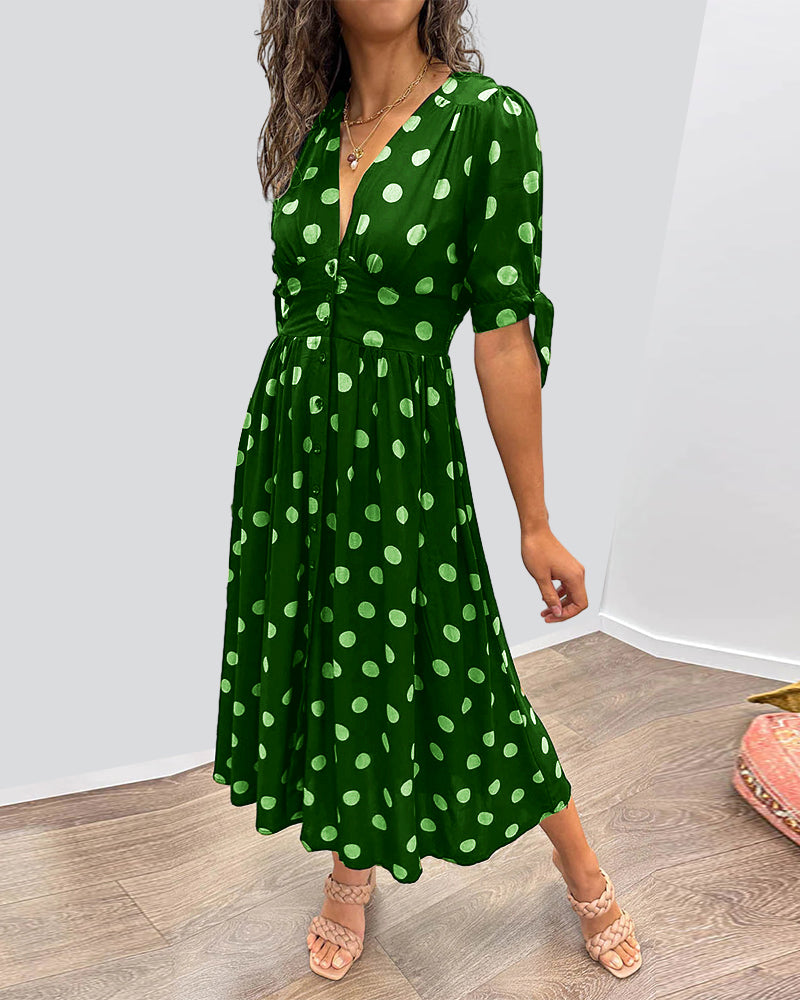Clara | Robe midi élégante en duvet - Image 14