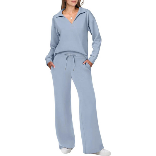 Garance | Ensemble deux pièces d'intérieur à manches longues pour femme - Image 1