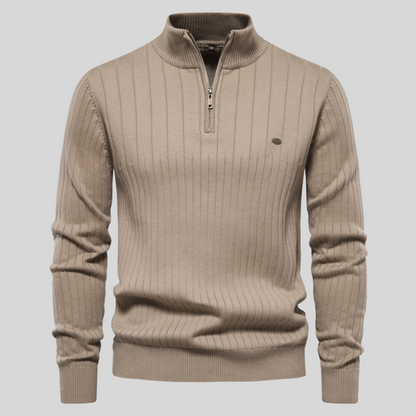 Marin | Pull à Col Zippé Homme - Image 9
