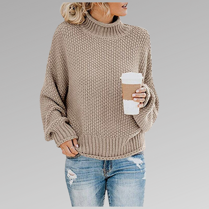 Enora | Pull ample à col roulé pour femme - Image 10