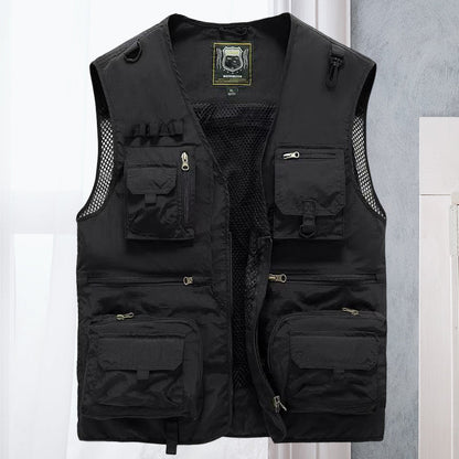 Julio | Gilet Cargo Multipoches pour Homme - Image 6