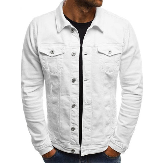 Modeste | Veste bombardier en denim élégante à porter au quotidien - Image 1