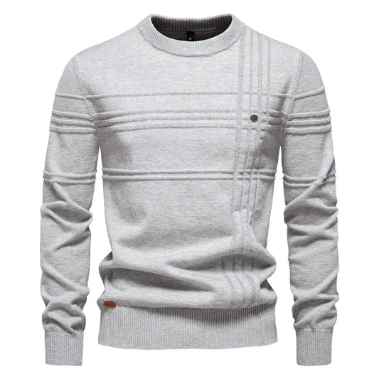 Loucas | Pull décontracté homme à col rond - Image 1