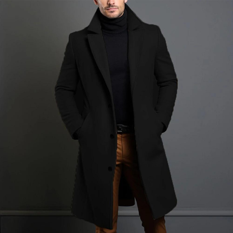 Chris | Manteau Long Homme Pardessus Formel - Image 1