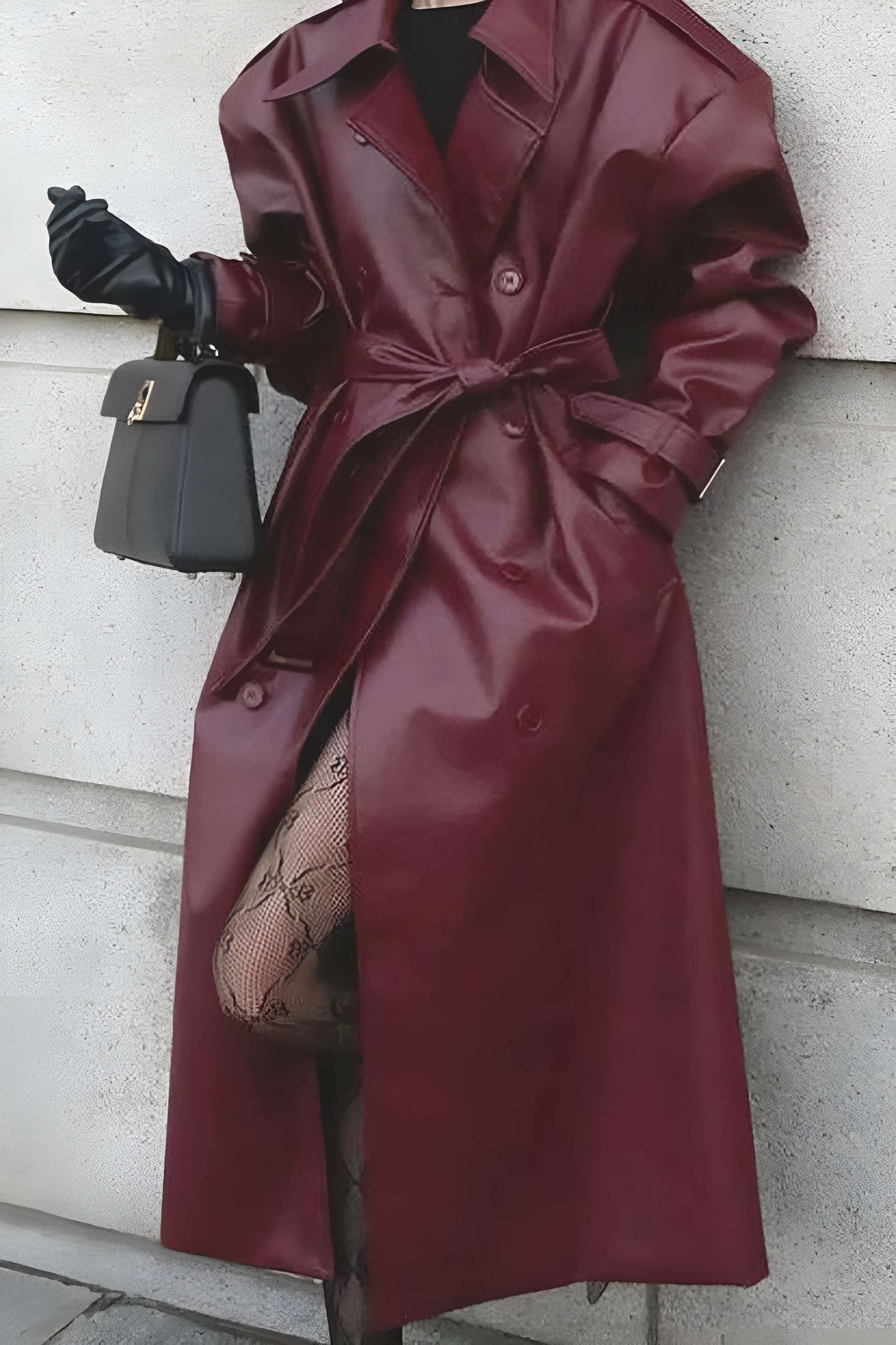 Juliette | Manteau Long Ceinturé Femme - Image 2
