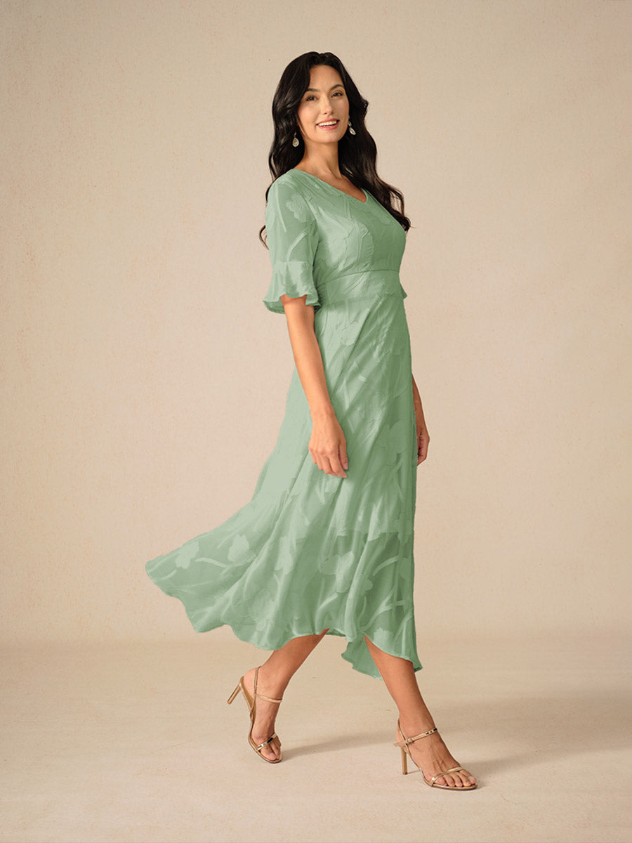 Couture-moda | Robe longue élégante à manches volantes - Image 13