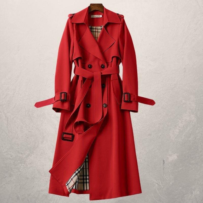 Magali | Trench-coat long ceinturé pour femme - Image 6