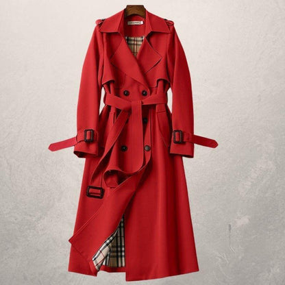 Magali | Trench-coat long ceinturé pour femme - Image 6