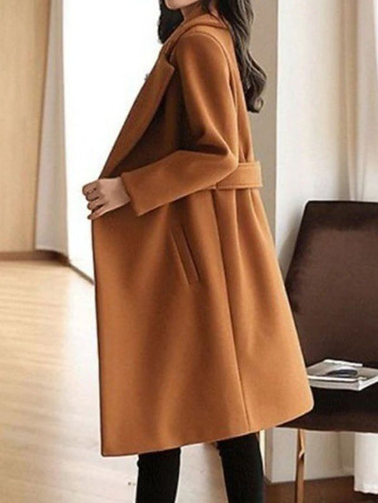 Maïa | Manteau Long Ceinturé Femme - Image 6