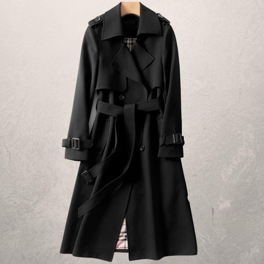 Magali | Trench-coat long ceinturé pour femme - Image 2