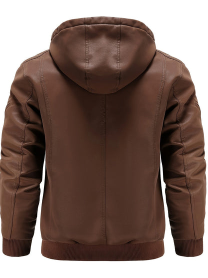 Romain | Blouson aviateur à capuche pour homme - Image 4