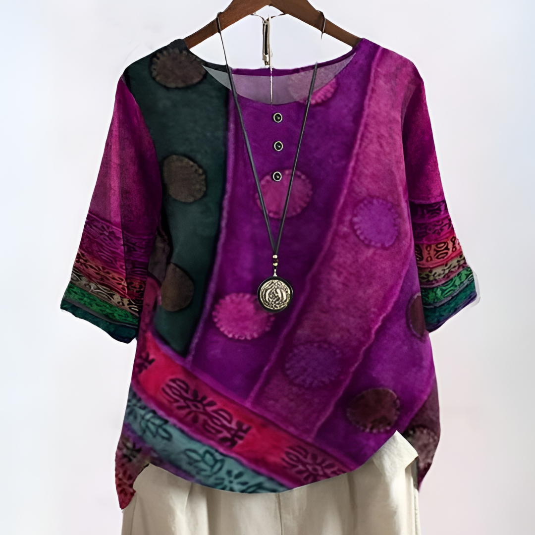 Isadora | Chemisier boho fluide pour une élégance sans faille - Image 4