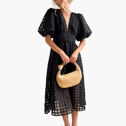 Sévérine | Robe d'été midi élégante et stylée - Image 2
