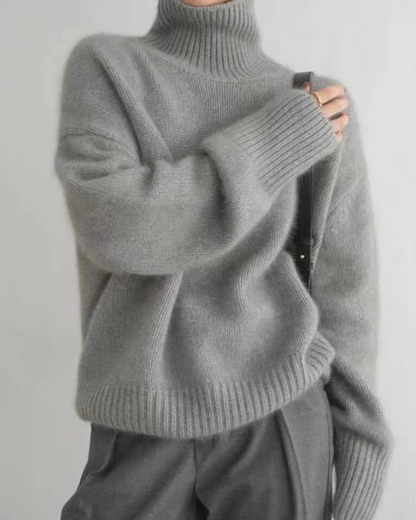 Shayna | Pull ample à col roulé pour femme - Image 2