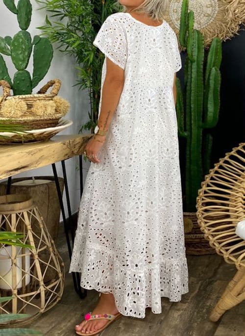 Yolande | Robe longue d'été pour femme inspirée d'Ibiza - Image 2