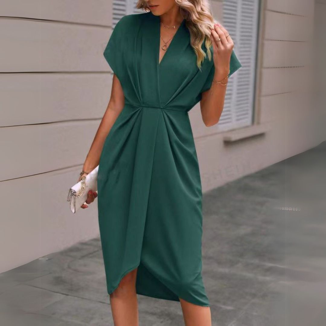 Patricia | Robe mi-longue élégante et fluide pour femmes - Image 3