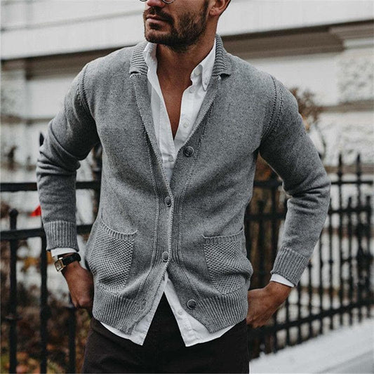 Stéphane | Veste Pull Homme Boutonnée - Image 2
