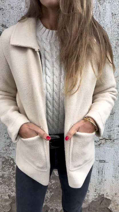 Nathalie | Veste zippée à poches pour femme - Image 5