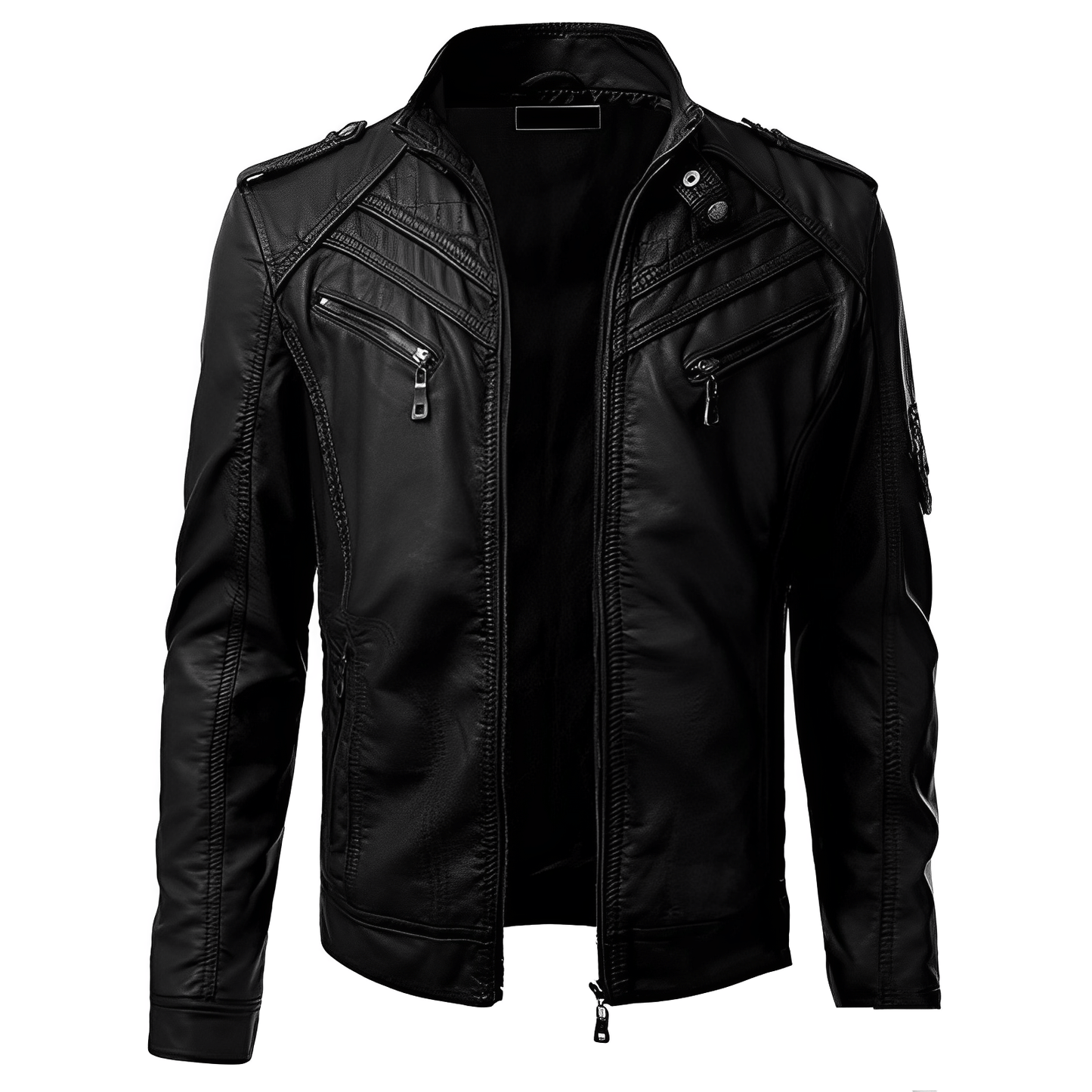 Julio | Veste de motard slim fit pour homme - Image 11