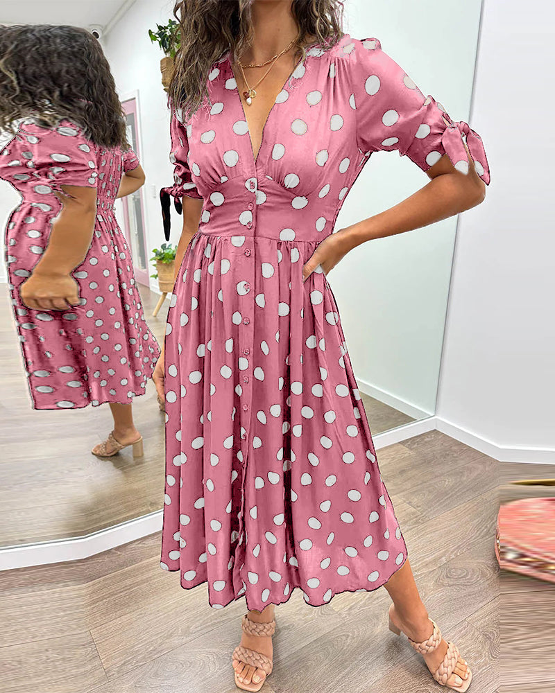 Clara | Robe midi élégante en duvet - Image 7