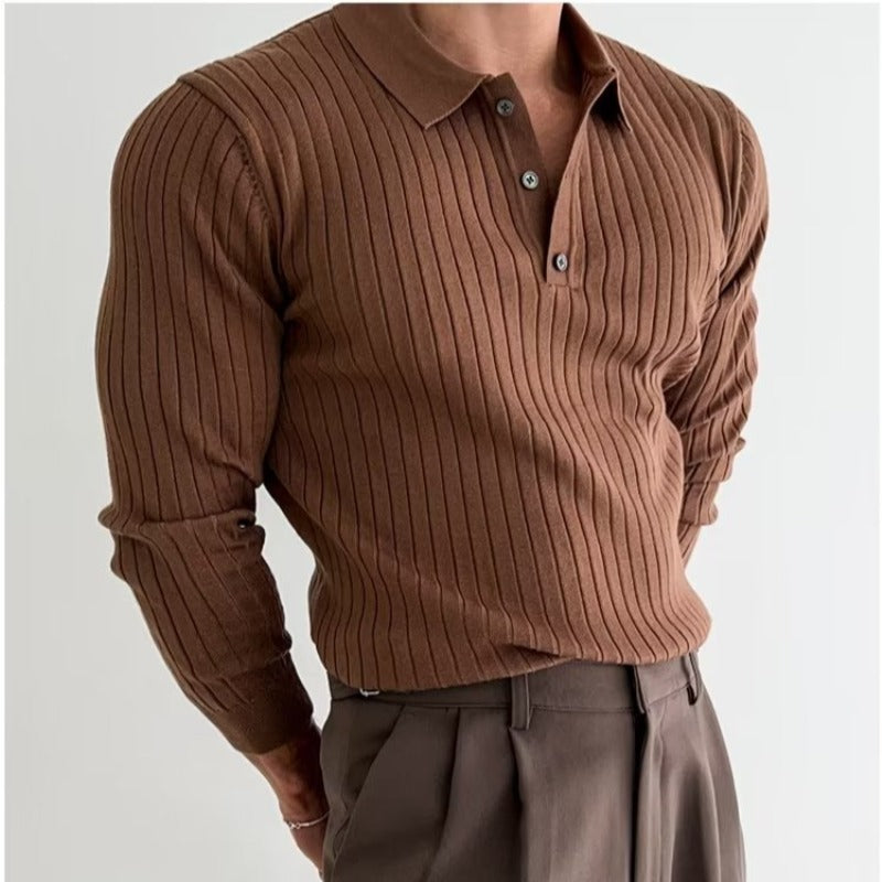 Sidney | Polo Homme Coupe Slim Côtelé - Image 4