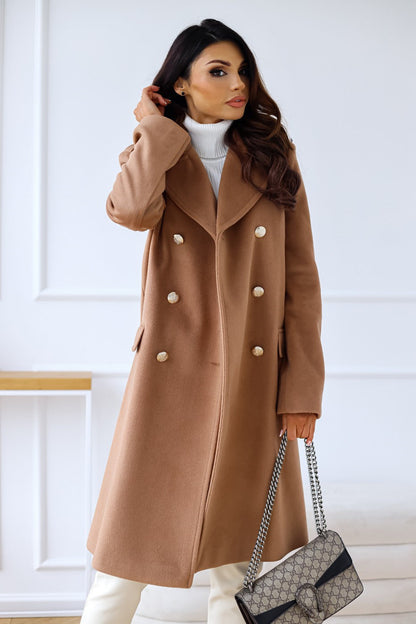 Lou | Manteau Long Croisé Femme - Image 13