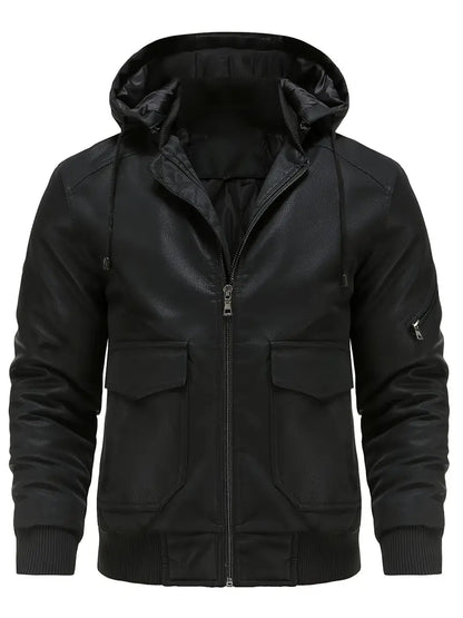 Romain | Blouson aviateur à capuche pour homme - Image 6