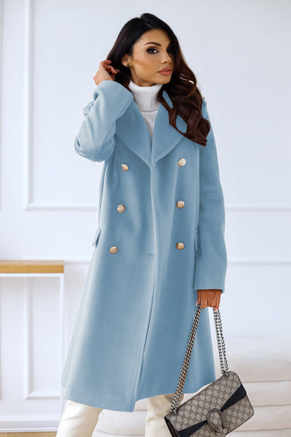 Lou | Manteau Long Croisé Femme - Image 15