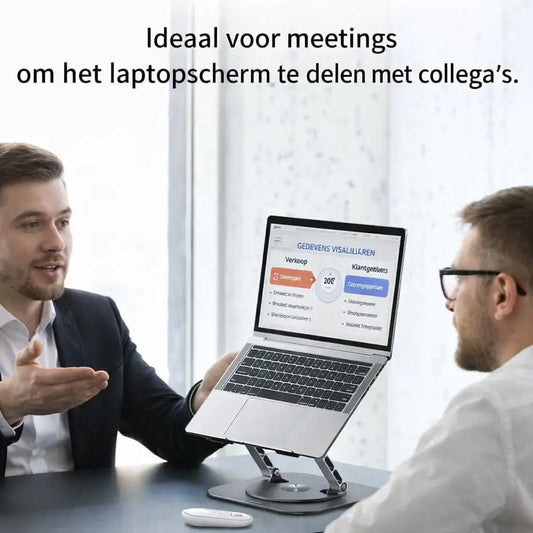 360° Pro Laptop Stativ – Mindre Nakkesmerter & Altid den Perfekte Vinkel