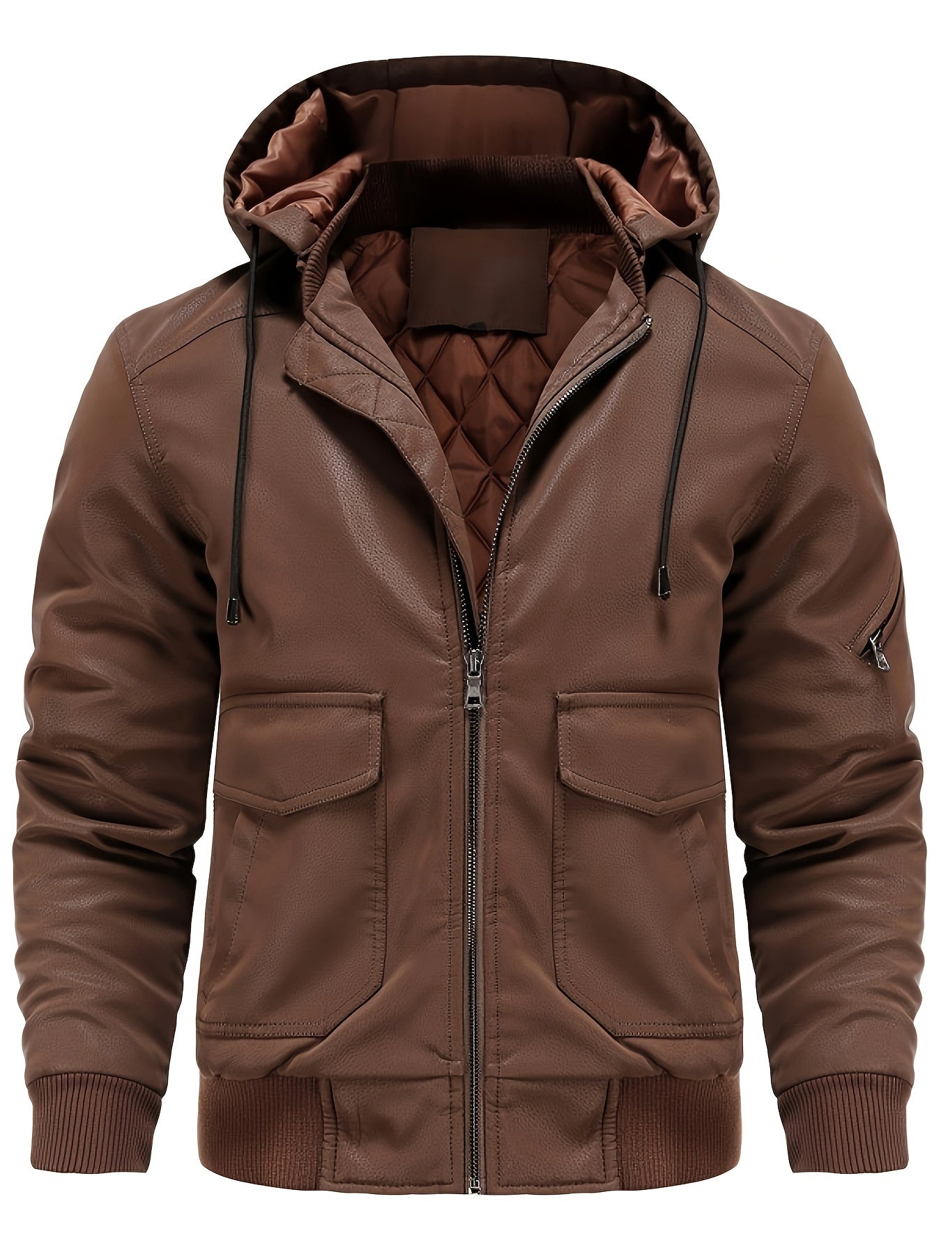 Romain | Blouson aviateur à capuche pour homme - Image 3
