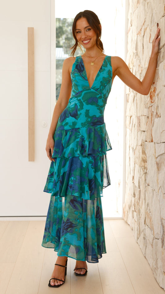Lou-anne | Robe longue élégante DOROTEA pour les événements d'été - Image 2