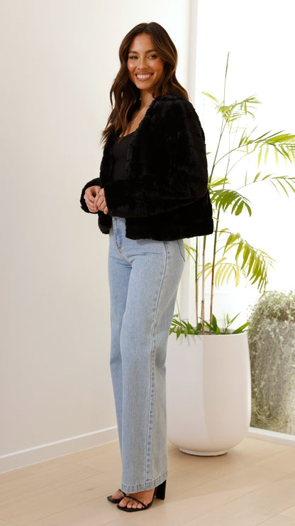 Janine | Veste Courte Femme Ouverte Devant - Image 8