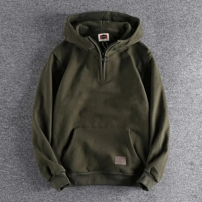 Xav | Veste Homme à Capuche et Demi-Zip - Image 4